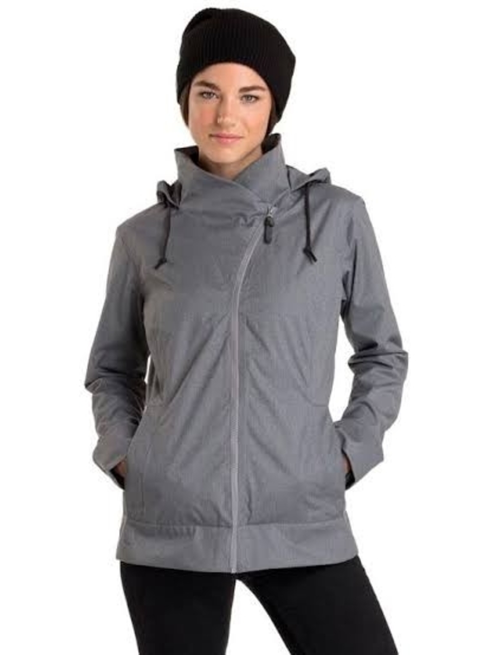 MEC Sidestreet Rain Jacket, Grey, XL